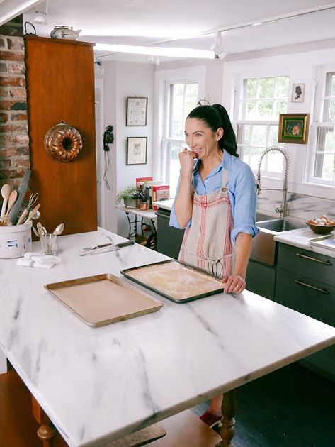 G Bakes!: INTRODUCING: BAKED IN VERMONT! Our new Food Networ... Gesine Prado, Vermont Recipes, Baked In Vermont, Gingerbread Cookie Dough, Caramel Bites, Apple Cider Caramels, Tv Chefs, Lemon Basil, Celebrity Chef