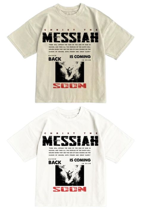 . A bold statement piece that's perfect for any fan of the Messiah. #messiah #streetwear . #Fire_Aesthetics #Streetwear_Graphic_Design #Christian_Outfits #Business_Folder Business Folder, Ed Design, Statement Tees, Streetwear Tshirt, Design Lab, Christian Clothing, Accessories Unique, Custom Tshirts, Statement Pieces