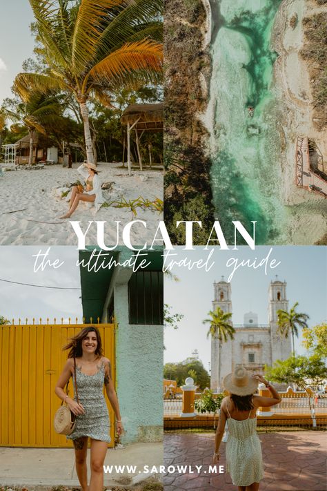 Yucatan Mexico Itinerary, Mexico Yucatan Travel, Mexico Itinerary 10 Days, Tulum Mexico Itinerary, Yucatan Road Trip, Best Places In Mexico, Yucatan Itinerary, Mexico Photoshoot, Mexico Vacation Spots