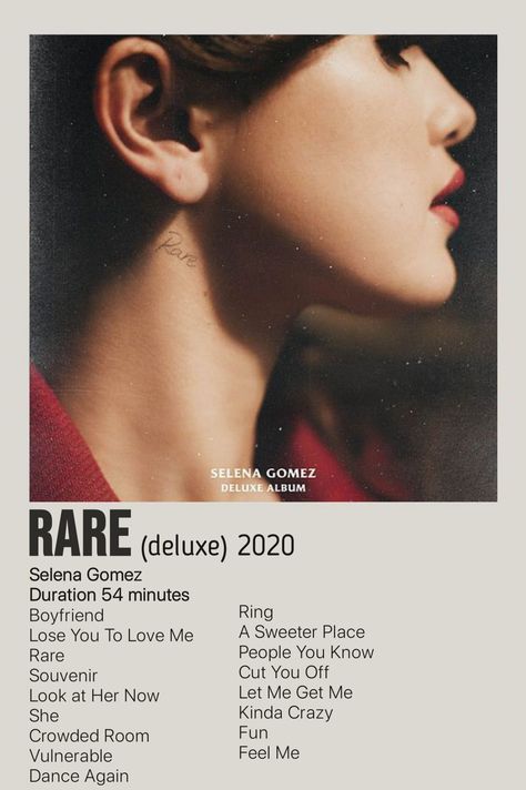 Rare Album Minimalist Poster Selena Gomez Album Cover, Selena Gomez Cover, Selena Gomez Wallpaper, Selena Gomez Music, Selena Gomez Album, Look At Her Now, Minimalist Music, Music Poster Ideas, Celebrity Plastic Surgery