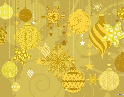 Yellowed Xmas Ornaments Yellow Christmas Wallpaper, Gold Christmas Wallpaper, Christmas Pallets, Christmas Wallpaper Aesthetic, Christmas Wallpaper Hd, Yellow Christmas, Christmas Desktop, Zero Wallpaper, Christmas Wallpaper Backgrounds