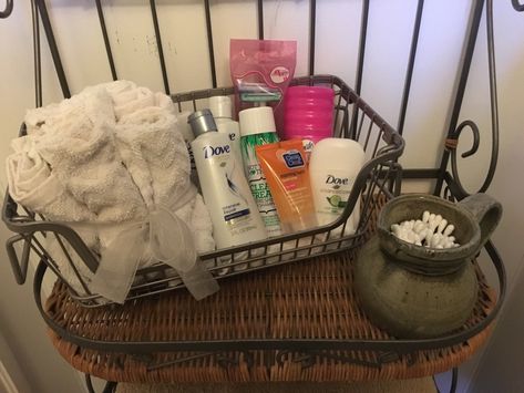 Guest Room: Midnight Snack Basket Snack Basket, Midnight Snack, Snack Craving, Already Gone, Hand Lotion, Three Days, Hand Sanitizer, Guest Room, How Many