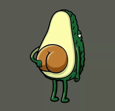 Funny Illustration, Funny Art, Cute Cartoon, Avocado, Graffiti, Doodles, Wallpapers, Humor, My Saves