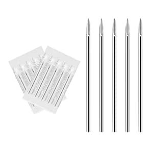 Body Piercing Needles, ATOMUS 10pcs 14G Stainless Steel Sterile Disposable Ear Nose Navel Nipple Lip Piercing Needles Piercing Kits, Needle Piercing, Body Piercing Kit, Piercing Needle, Piercing Needles, Piercing Kit, Lip Piercing, Free Delivery, Thing 1