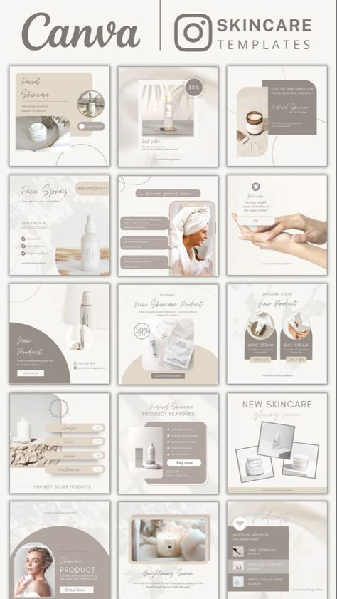 Before And After Template Design, Social Media Post Design Ideas, Instagram Post Design Ideas, Product Moodboard, Beauty Template, Post Design Ideas, Stand Out, Instagram Grid Design, Instagram Design Layout