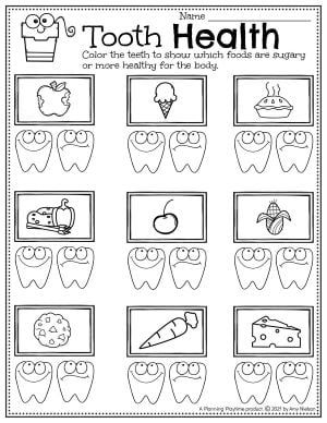 All About Teeth Preschool, Tooth Health Kids Activities, First Grade Health Worksheets, Dental Health Worksheets Preschool, Dental Worksheets For Preschool, Dentist Worksheets For Preschool, Dental Health For Preschool, Dental Crafts For Preschool, Hygiene Crafts For Kids