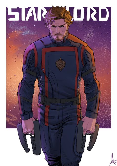 Star Lord Comic, Galaxia Wallpaper, Akali League Of Legends, Groot Marvel, Marvel Superheroes Art, Peter Quill, Marvel Characters Art, Marvel Superhero Posters, Marvel Fan Art