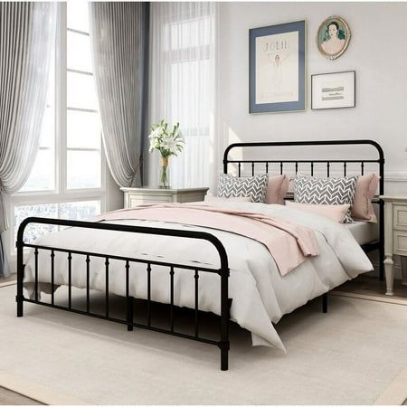 Queen size bed frame diy