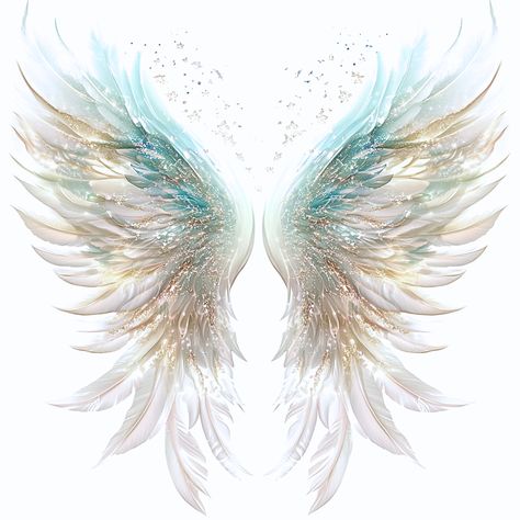 Watercolor Angel Wings, Ethereal Angel, Wings Clipart, Angelic Wings, Angel Wings Illustration, Angel Clipart, Watercolor Angel, Fairy Wall Art, Beautiful Wings