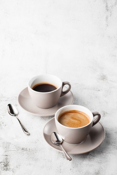 Two Coffee Cups Aesthetic, Hot Coffee Photography, Black Coffee Photography, Coffee White Background, Beans Aesthetic, Coffee Cup Photography, Coffee Cups Aesthetic, Menu Coffee Shop, Space Advertising