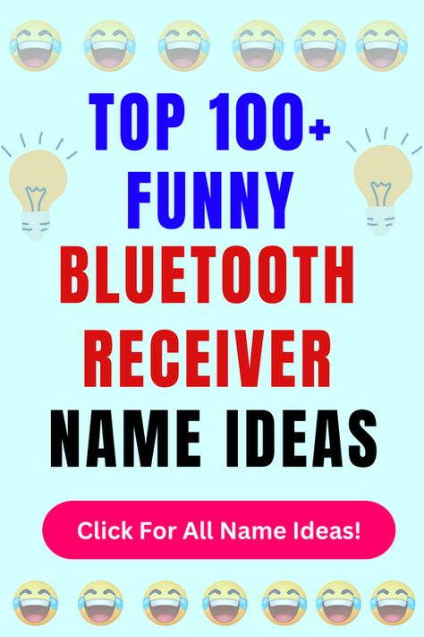 Looking for funny Bluetooth Receiver names? Check out our list of top 100+ funny Bluetooth Receiver name ideas in our blog post! Names For Headphones, Bluetooth Name Ideas, Name Ideas, Bluetooth Device, Funky Fashion, Sound System, Top 100, The Magicians, Blog Post