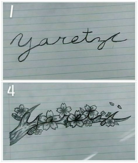 Hidden name tattoo design idea Hidden Names In Tattoos, Tattoo With Hidden Names, Name Hidden In Tattoo, Hidden Message Tattoos, Hidden Name Tattoo, Hidden Name Tattoo Ideas, Name Tattoo Design, Secret Tattoo, Tribute Tattoos