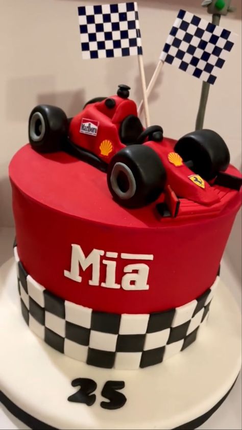 Ferrari Cake, Cars Theme Cake, Race Car Cakes, Cars Birthday Cake, Car Birthday Theme, Race Car Birthday Party, Cars Theme Birthday Party, Funny Birthday Cakes, Pink Birthday Party