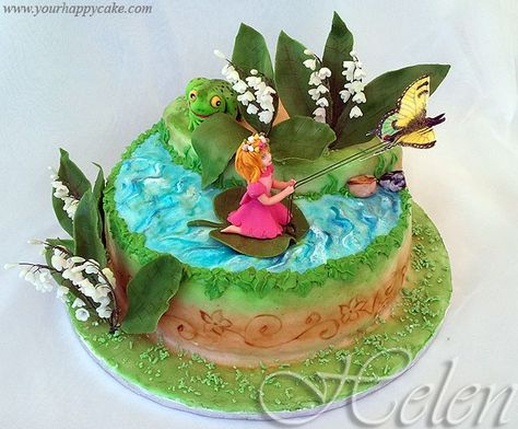 Thumbelina cake Thumbelina Birthday Party, Fairytale Party, Novelty Cakes, 3rd Birthday, How To Make Cake, Party Planning, Cupcake Cakes, Birthday Parties, Birthday Cake