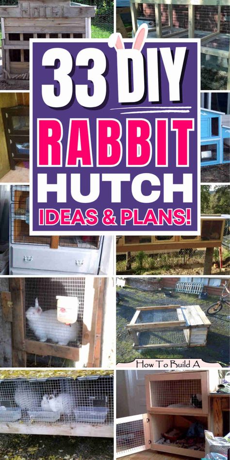 33 Ingenious DIY Rabbit Hutch Designs Bunny Play Pen, Rabbit Hutch Ideas, Diy Bunny Hutch, Wire Rabbit Cages, Indoor Bunny House, Diy Hutch, Rabbit Hutch Plans, Indoor Rabbit Cage, Diy Rabbit Hutch