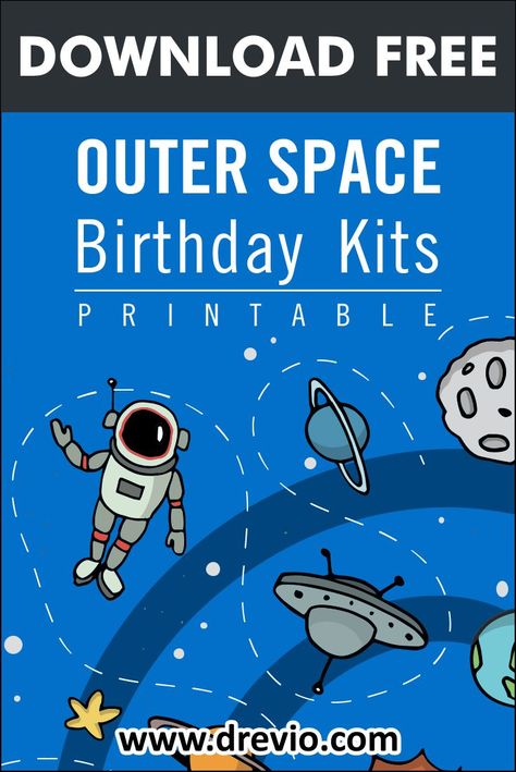 Get (FREE PRINTABLE) - Outer-Space Birthday Party Kits Templates #free #freeinvitation2019 #birthday #disney #invitations #invitationtemplates Space Birthday Printables Free, Space Party Free Printables, Space Party Invitations Free Printable, Space Free Printables, Outer Space Quotes, Outer Space Drawing, Space Printables, Space Invitation, Space Party Decorations