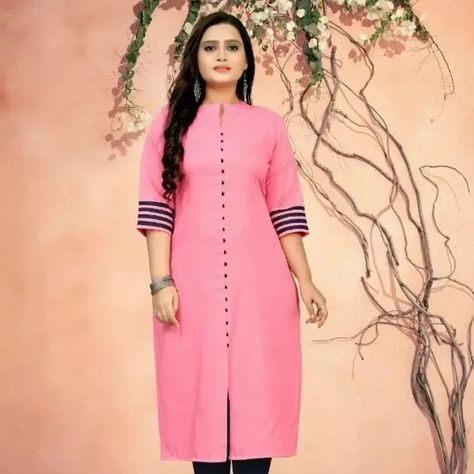 Self Design Cotton Chinese Neck Kurtis Get Upto 52% Off For Price and Product Enquiry: DM us the product screenshot in Instagram DM or WhatsApp DM. WhatsApp : 7449415862 Size: M 38 L 40 XL 42 2XL 44 3XL 46 4XL 48 5XL 50 6XL 52 Colors: Pink, Green, Blue, Nude, Pinkish Red Fabric: Cotton Type: Stitched Style: Self Design Sleeve Length: 3/4 Sleeve Occasion: Casual Kurta Length: Below Knee Neck Style: Chinese Neck Pack Of: Single Delivery within 6-8 business days However, to fin... Fancy Shop, Kurtis For Women, Straight Kurti, Red Velvet Cupcakes, Self Design, Casual Wedding, New Launch, Pink Saree, Red Fabric