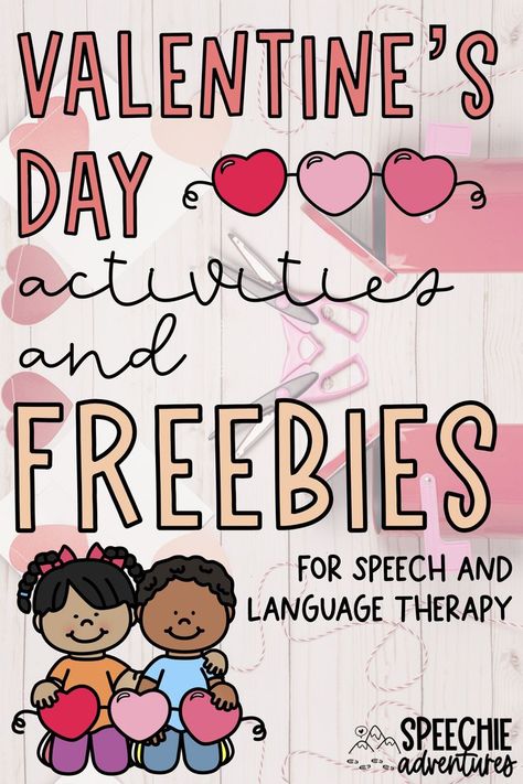 Valentine Speech Therapy, Speech Therapy Organization, Speech Therapy Themes, Speech Therapy Activities Language, Activities For Speech Therapy, Speech Crafts, Speech Therapy Crafts, Preschool Speech Therapy, Speech And Language Therapy