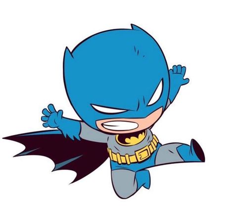 Chibi Superhero, Chibi Batman, Chibi Superman, Derek Laufman, Cartoon Batman, Cute Batman, Avengers Drawings, Batman Cartoon, Chibi Marvel