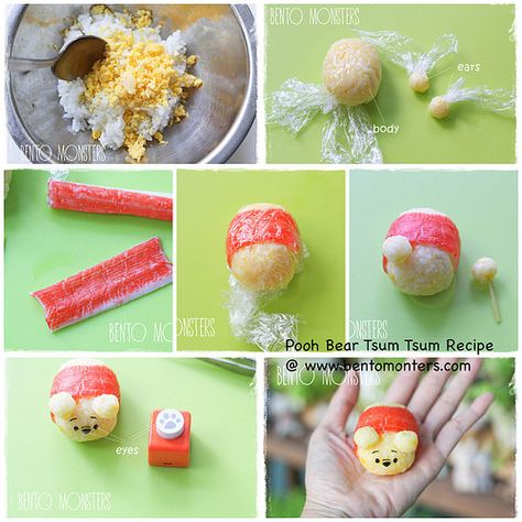 Bento Snacks, Bento Tutorial, Rice Bento, Disney Stores, Tsum Tsum Plush, Kids Lunch Box Meals, Stores In Japan, Bento Kids, Cute Bento Boxes