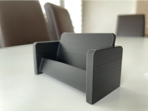 business card holder by 3ddedd - Thingiverse 3d Printed Business Card Holder, Business Card Holder, Business Card Holders, Tub Chair, 3d Printer, 3d Print, Business Card, Business Cards, 3d Printing