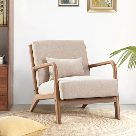 Target Accent Chair, Tan Accent Chair, Wood Accent Chair, Utah House, Elegant Living Room Design, Contemporary Accent Chair, Cozy Furniture, Chair For Living Room, Chair Collection