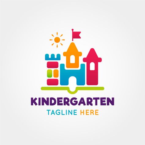 Store Logo Ideas, Kindergarten Logo Design, Toy Store Logo, Logo Kindergarten, Kindergarten Logo, Store Logo, Stylish Logo, Modern Toys, Old Logo