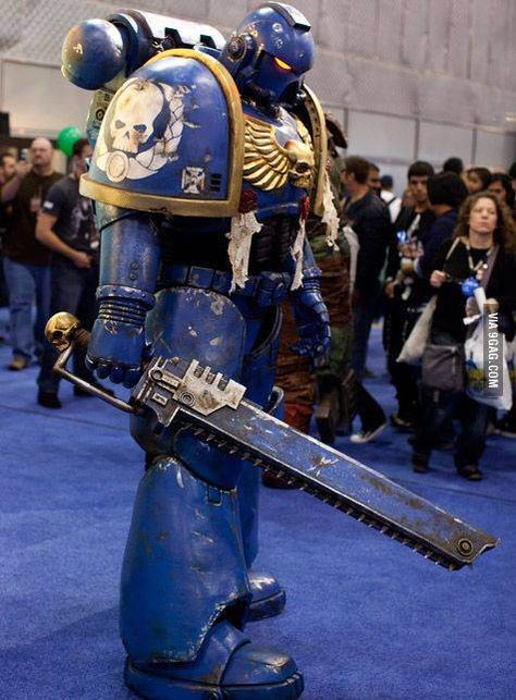 Space Marine Cosplay, Armadura Cosplay, Cosplay Armor, Warhammer 40k Art, Comic Con Cosplay, Epic Cosplay, Warhammer Art, Cosplay Characters, Amazing Cosplay