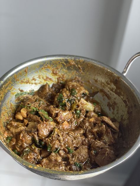 Mutton Masala (Semi- Gravy) - Relish The Bite Lamb Gravy, Mutton Masala, Mutton Gravy, Mutton Recipe, Gluten Free Chilli, Plain Rice, Mutton Curry, Roast Lamb, Mutton Recipes