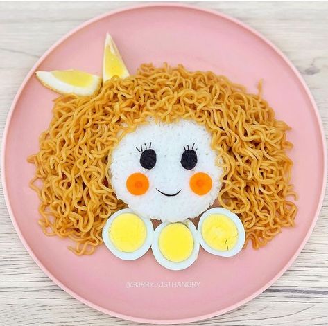 Panda Noodles, Easy Kids Breakfast, Kotak Bento, Disney Frozen Toys, Fancy Lunches, Bento Kids, Food Art For Kids, Cute Bento, Amazing Food Decoration