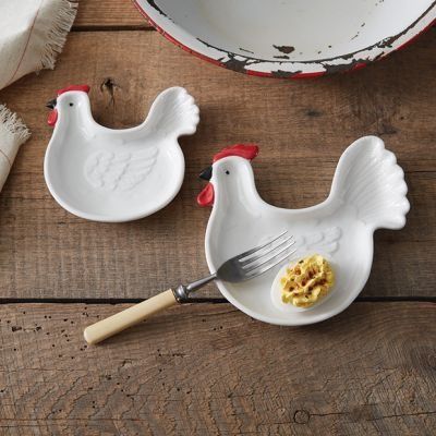 THE CHICKEN COOP | Shop Sales Events Antique Farmhouse Chicken Table, Hanging Basket Wall, Rooster Plates, Chicken Kitchen, Ceramic Rooster, Basket Wall Decor, Farm Fresh Eggs, Favorite Appetizers, Delicious Treats