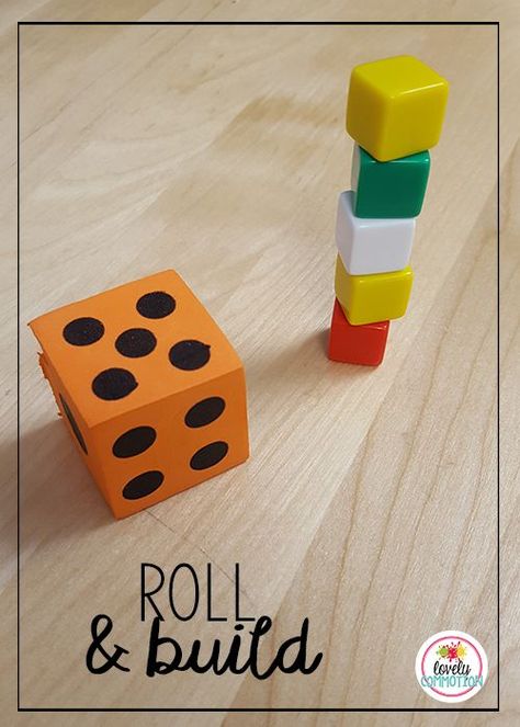 blog — Lovely Commotion Preschool Activities , Games and Resources Preschool Counting Games, Preschool Activities Games, Preschool Construction, Preschool Math Games, Math Board, Preschool Counting, Building Crafts, Toddler Ideas, Prek Math