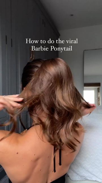 Workout Barbie Hairstyles, Easy Barbie Hairstyles, Barbie Hair Ideas, Barbie Inspired Hairstyles, Barbie Hairstyles, Hair Movie, Barbie Ponytail, Barbie Hairstyle, Weft Extensions