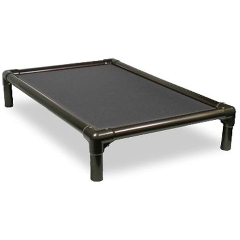 Kuranda Walnut PVC Chewproof Dog Bed - Large (40x25) - Ballistic Nylon - Smoke * You can find more details by visiting the image link. (This is an affiliate link) Elevated Beds, Pvc Frame, Elevated Dog Bed, Dog Joints, Elevated Bed, Cool Dog Beds, Orthopedic Dog Bed, Dog Bed Large, Dog Pet Beds