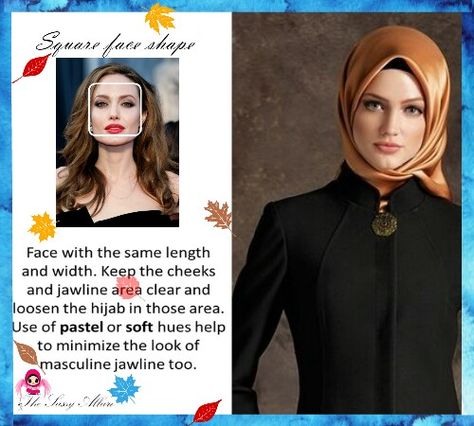 Hijab For Square Face, Hijab For Square Face Shape, Square Face Glasses, Fashion Hijab Casual, Hijab Street Fashion, Learn Fashion, How To Wear Hijab, Hijab Hipster, Hijab Jeans