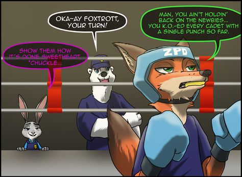 Comic: Cadet Wilde 2 (By RobertFiddler) - Zootopia News Network Zootopia Funny, Gender Bent Disney, Harry Potter Crossover, Zootopia Fanart, Zootopia Nick And Judy, Judy And Nick, Zootopia Nick, Zootopia Comic, Trollhunters Characters