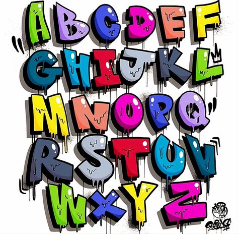 3d Graffiti Letters, 3d Alphabet Letters, Fonts Doodle, Fonts Numbers, Font Graffiti, Fonts Dafont, Design Handwriting, Fonts Vintage, Dafont Fonts