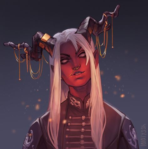 ArtStation - Rosalind Chaos the Tiefling Warlock Tiefling Warlock, Tiefling Female, Warlock Dnd, Dnd Tiefling, Tiefling Bard, Fire Magic, Dnd Races, Dungeons And Dragons Characters, Dnd Art