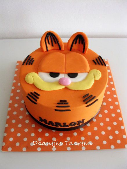 Garfield Cake, Garfield Birthday, Super Torte, Animal Cakes, Cat Cake, Novelty Cakes, Special Cake, Occasion Cakes, Birthday Cake Kids