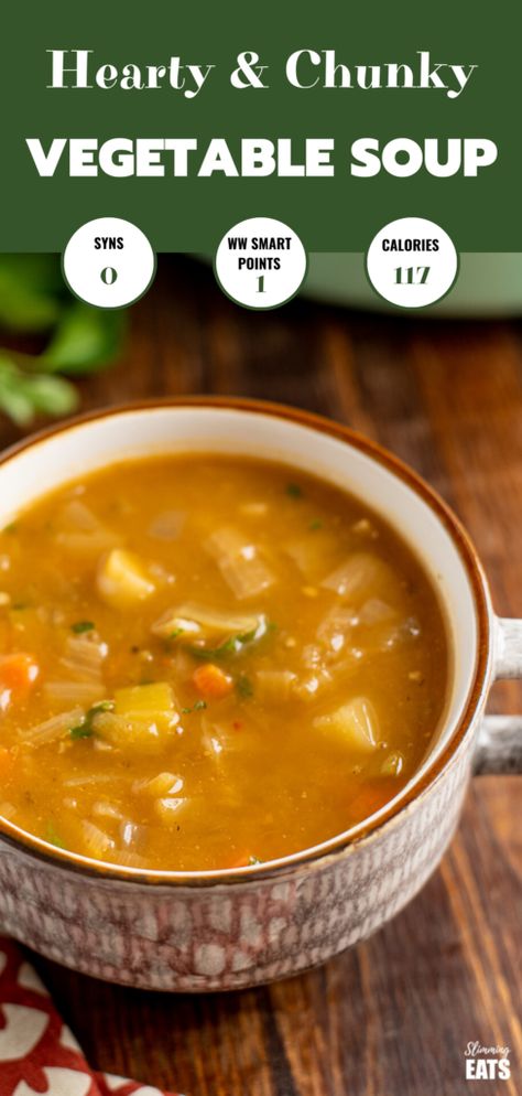 Chunky Vegetable Soup, Veg Soup Recipes, Golden Potatoes, Hearty Recipes, Soup Maker Recipes, Soup Vegetable, Hearty Soup Recipes, Hearty Vegetable Soup, Veg Soup