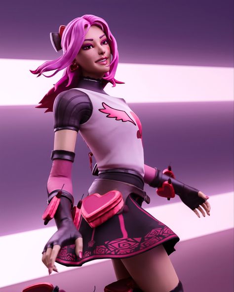 Lovely Day, Me When, Fortnite, Skin, Pink, Instagram