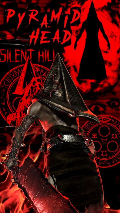 #pyramidhead #silenthill James Sunderland, Silent Hill Art, Triangle Head, Spooky Halloween Costumes, Character Reference Sheet, Pyramid Head, Silent Hill 2, Horror House, Horror Icons