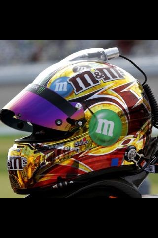 Kyle Busch M's NASCAR 2013 helmet.