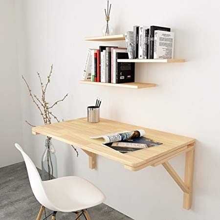 Standing Desk Design, Wall Mounted Computer Desk, Small Room Desk, Diy Corner Desk, Diy Standing Desk, Best Standing Desk, Folding Walls, Wall Mounted Desk, Diy Boho