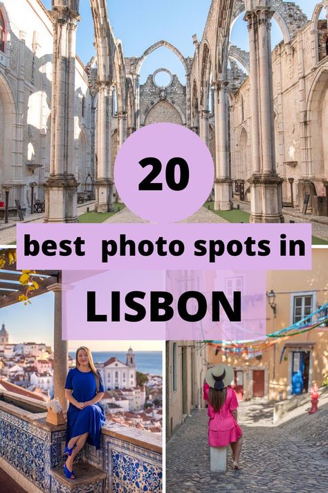 Lisabona Photography, Instagram Spots Lisbon, Must See In Lisbon Portugal, Lisbon Portugal Instagram Spots, Lisbon Portugal Photos, Lisbon September Outfit, Travel To Lisbon Portugal, Best Things To Do In Lisbon, What To Wear In Lisbon In April