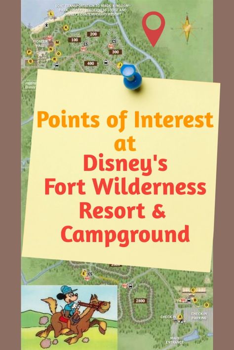 Disney's Fort Wilderness Campground - Points of Interest Animal Kingdom Lodge Tips, Fort Wilderness Campground Tips, Disney Fort Wilderness, Fort Wilderness Campground, Disney Fort Wilderness Campground, Disney Fort Wilderness Resort, Ft Wilderness Campground, Fort Wilderness Disney, Disney Camping