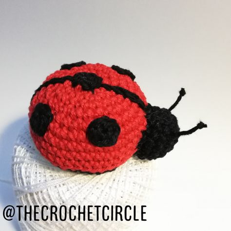 Red Crochet Pattern, Red Crochet Patterns, Crochet Small Toys, Red Amigurumi Free Pattern, Ladybug Free Crochet Pattern, Crochet Small Amigurumi Free Pattern, Crochet Ladybug Pattern Free, Ladybug Amigurumi Free Pattern, Crochet Ladybug Pattern Free Amigurumi