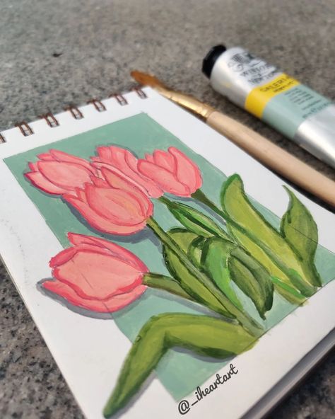 Elegance in every petal 🌷🤍✨ Acrylic paints ~ @winsorandnewton Brushes ~ @itsybitsycraftstore Sketchbook ~ @scholarestore #art #tulips #pinktulips #acrylicpainting #acrylics #artwork #artgallery #paintoftheday #painting #paintyourworld #paint #lifeofartist #artlife #aesthetic #artist #floralart #doodle #doodleart #doodles #artistsoninstagram #instagram #creator #abstractart #artjournaling #artlovers #arttherapy #pinterest #pinterestaesthetic #pinterestindia #pinterestinspired Tulips Painting Acrylic, Art Tulips, Instagram Creator, Tulip Painting, Pink Tulips, Acrylic Paints, Life Art, Doodle Art, Floral Art