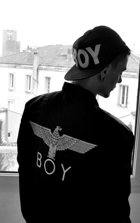 Boy London / Street Style / Infamous/ A-1 Bomber Jacket/ Street Style Boy, Black Aesthetic Collage, Clean Typography, If I Were A Boy, Male Clothes, Youth Clothing, Badass Style, Boy London, London Street Style