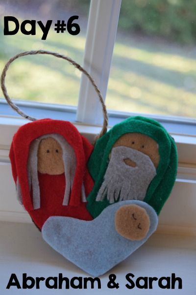 Abraham And Sarah Craft, Advent Crafts, Sunday School Projects, Abraham And Sarah, Children's Church Crafts, Diy Preschool, Bible Story Crafts, Sunday School Crafts For Kids, Ornament Craft